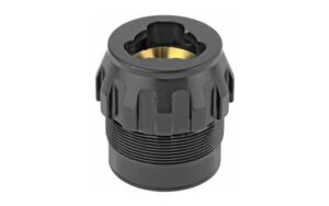 Dead Air DA444 P-Series 3-Lug Adapter, black nitride, 17-4 stainless