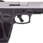 Taurus G3 9mm full-size pistol 4in stainless slide black polymer frame with 2x15rd magazines
