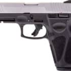 Taurus G3 9mm full-size pistol 4in stainless slide black polymer frame with 2x15rd magazines