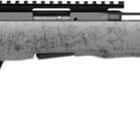 Savage B17 TimberLite Thumbhole Rifle .17 HMR 18 inch grey thumbhole stock black webbing