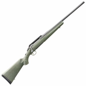 Glenfield Model A .270 Win 20in threaded barrel matte black receiver moss green splatter stock