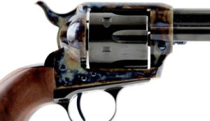 Standard Manufacturing SAR HGR .45 Long Colt 7.5in blued barrel case-colored frame walnut grip