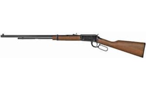 Henry Frontier 24-inch Octagon .22 S/L/LR lever-action rifle blued barrel walnut stock H001TLB