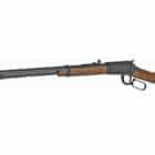 Henry Frontier 24-inch Octagon .22 S/L/LR lever-action rifle blued barrel walnut stock H001TLB