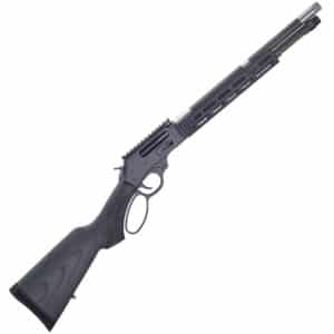 Henry Repeating Arms SPD HUSH H012MH lever-action rifle .357 Mag 16.5 inch carbon-wrapped barrel gray laminate