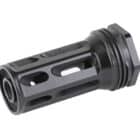 HUXWRX Flash Hider QD 7.62mm M14x1 LH black finish