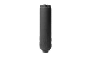 HUXWRX FLOW 9K Ti black suppressor side view 9mm 1/2x28