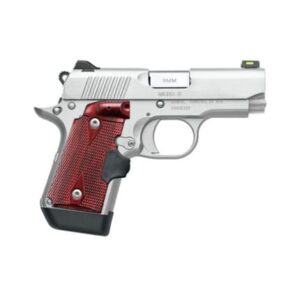Kimber Micro 9 Stainless 9mm 3.15in Rosewood Crimson Trace Lasergrips