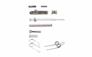 LUTH-AR AR-15 Field Repair Kit components laid out including springs, pins, extractor and firing pin