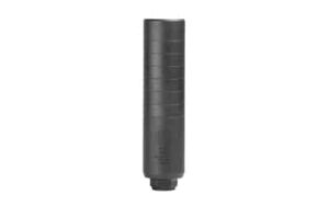 Q LLC Blind Tiger 7.62mm suppressor, 7 in length, 1.75 in diameter, melonite finish