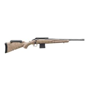 Ruger American Rifle Gen II Ranch .300 AAC Blackout 16.1-inch FDE splatter