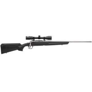 Savage Axis II XP 243 Win rifle 22-inch stainless barrel matte black synthetic stock with Bushnell 3-9x40 scope