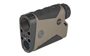 Sig Sauer KILO5K 7x25mm rangefinder in ranger green with carry pouch and lanyard