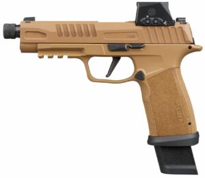 Sig Sauer P365 FUSE TACOPS 9mm Coyote with ROMEO-X optic and four 21-round magazines