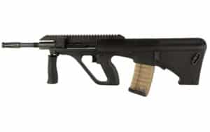 Steyr AUG A3 M2 5.56 NATO 16-inch rifle with extended Picatinny rail and waffle magazine