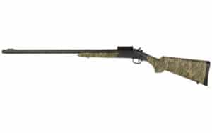 Stevens 301 Turkey single-shot 12 gauge shotgun with 26 inch barrel in Mossy Oak Bottomland