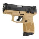 Taurus G3C 9mm compact pistol tan frame black slide 12+1