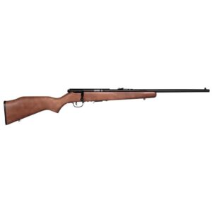 Savage 93G .22 WMR bolt-action rifle with hardwood stock and blued barrel