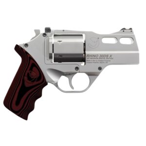 Chiappa Rhino 30SAR X .357 Magnum 3-inch stainless revolver with black/red G10 grips