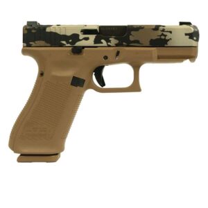 Glock 19X V-Series OR Camo 9mm with 4.02 inch ported barrel and Glock night sights