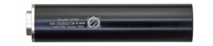 Inland I-CAN 6" 9mm aluminum suppressor 1/2x28 black