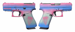 GLOCK 43X MOS Miami 9mm pistol side view