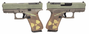 GLOCK 43X MOS Doomsday 9mm pistol with 3.39 inch barrel and two 10-round magazines