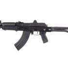 Arsenal AR-M14SF TACT SBR 7.62x39mm tactical rifle in black with ribbed handguards and folding stock