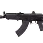 Arsenal AR-M14SF TACT SBR 7.62x39mm tactical rifle in black with ribbed handguards and folding stock