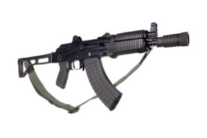 Arsenal AR-M14SF TACT SBR 7.62x39mm rifle OD Green with right-side folding stock