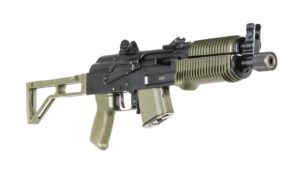 Arsenal SAM7K-28GASR suppressor-ready 7.62x39 short barrel rifle in OD Green