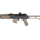 Arsenal SAM7K Suppressor Ready 7.62x39mm SBR FDE left profile