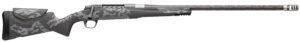 Browning X-Bolt 2 Mountain Pro bolt-action rifle in carbon gray Cerakote with carbon-fiber accent stock