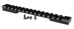 Warne 76T3M Mountain Tech Tactical Rail Black Anodized Aluminum Tikka  T3/T3X Rifle Short Action, 0 MOA