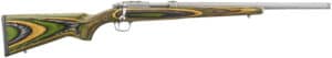 Ruger 77/17 .17 WSM bolt-action rifle with 18.5-inch threaded stainless barrel and Green Mountain laminate stock