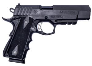 ATI FXH-45 Moxie 1911 .45 ACP pistol with black polymer frame and parkerized 4140 steel slide