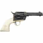 Pietta 1873 Deadman's Hand 9mm revolver with 4.75 in barrel and white grip