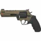 Taurus Raging Hunter Revolver .44 Mag Burnt Bronze with Orange Bull and black cushioned insert grip