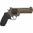 Taurus Raging Hunter Revolver .44 Mag Burnt Bronze with Orange Bull and black cushioned insert grip