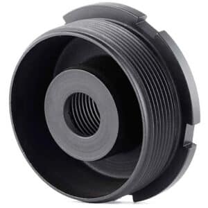 Dead Air HUB direct thread mount adapter .578-28 black nitride 4140 steel