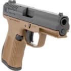 FMK 9C1 G2 9mm pistol Burnt Bronze frame serrated slide