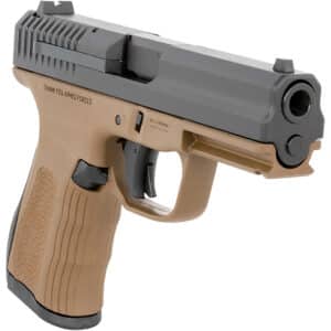 FMK 9C1 G2 9mm pistol Burnt Bronze frame serrated slide
