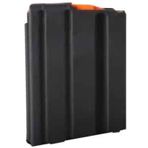 DuraMag 5X23041188CPD SS  5rd 223 Rem/300 Blackout/5.56x45mm NATO for AR-15 Black w/ Orange Follower Detachable