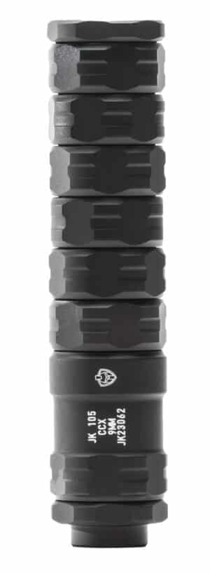 JK Armament JK105CCX9 105 CCX 9mm black direct-thread suppressor