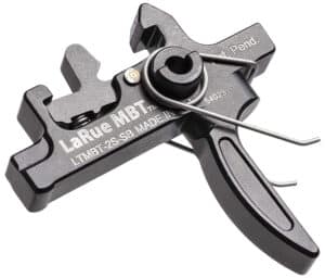 Larue Tactical LTMBT2SSB MBT-2S  Black Two-Stage Straight Fits AR10/AR15