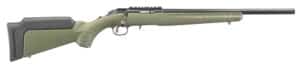 Ruger American Rimfire rifle 18-inch threaded blued barrel green synthetic stock right hand