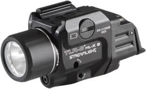 Streamlight TLR-8 HL-X G 1000 lumen pistol rail light with green laser, black finish