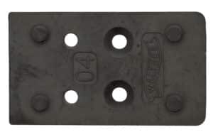 Walther Arms 5136212 Optic Plate  Black Steel Fits Walther PDP 2.0