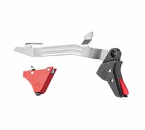 Timney Alpha Competition red trigger for Glock Gen5 large frame 3 lb pull