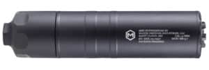 Maxim Defense MS-57 5.7x28mm suppressor, black finish, side view